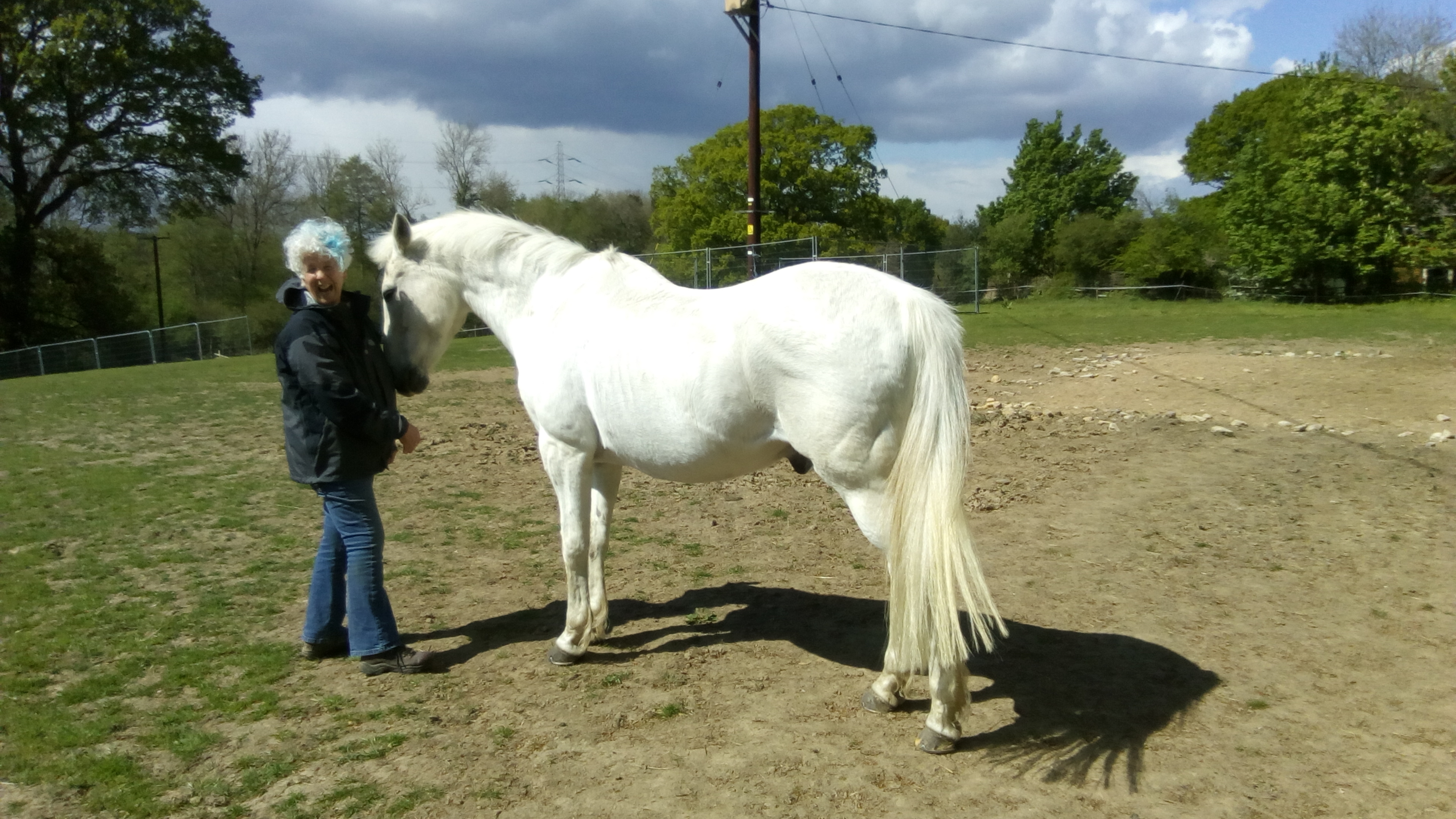 Julie Coultas with horse Tally