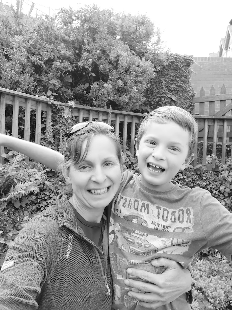Kelly Jackson with son, Alfie.