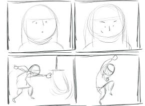 Graphic novel illustration