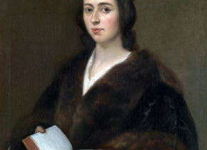 portrait of woman reading
