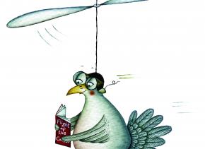 Helicopter bird