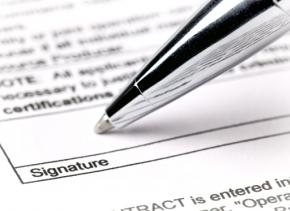 Signature block